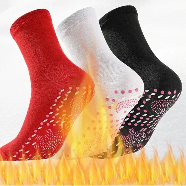 Chaussettes De Massage Réflexologie Avec Picots D'acupression - Longueur 27 Cm - Coton/polyester - Neuf