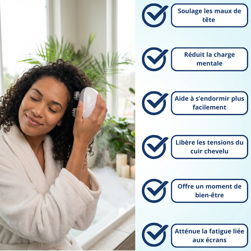 Appareil de Massage Electrique pour la Tête