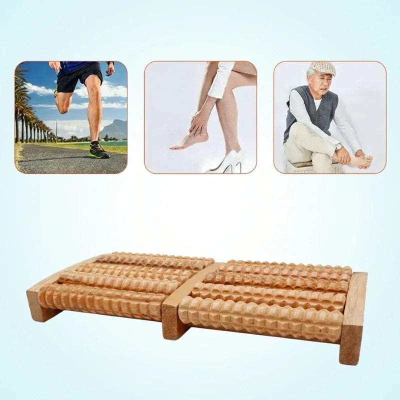 Appareil de Massage des Pieds en Bois - Relax Max