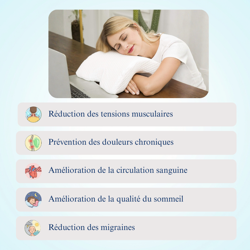 Coussin Cervical Mémoire de Forme