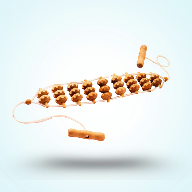 Rouleau de Massage en Bois