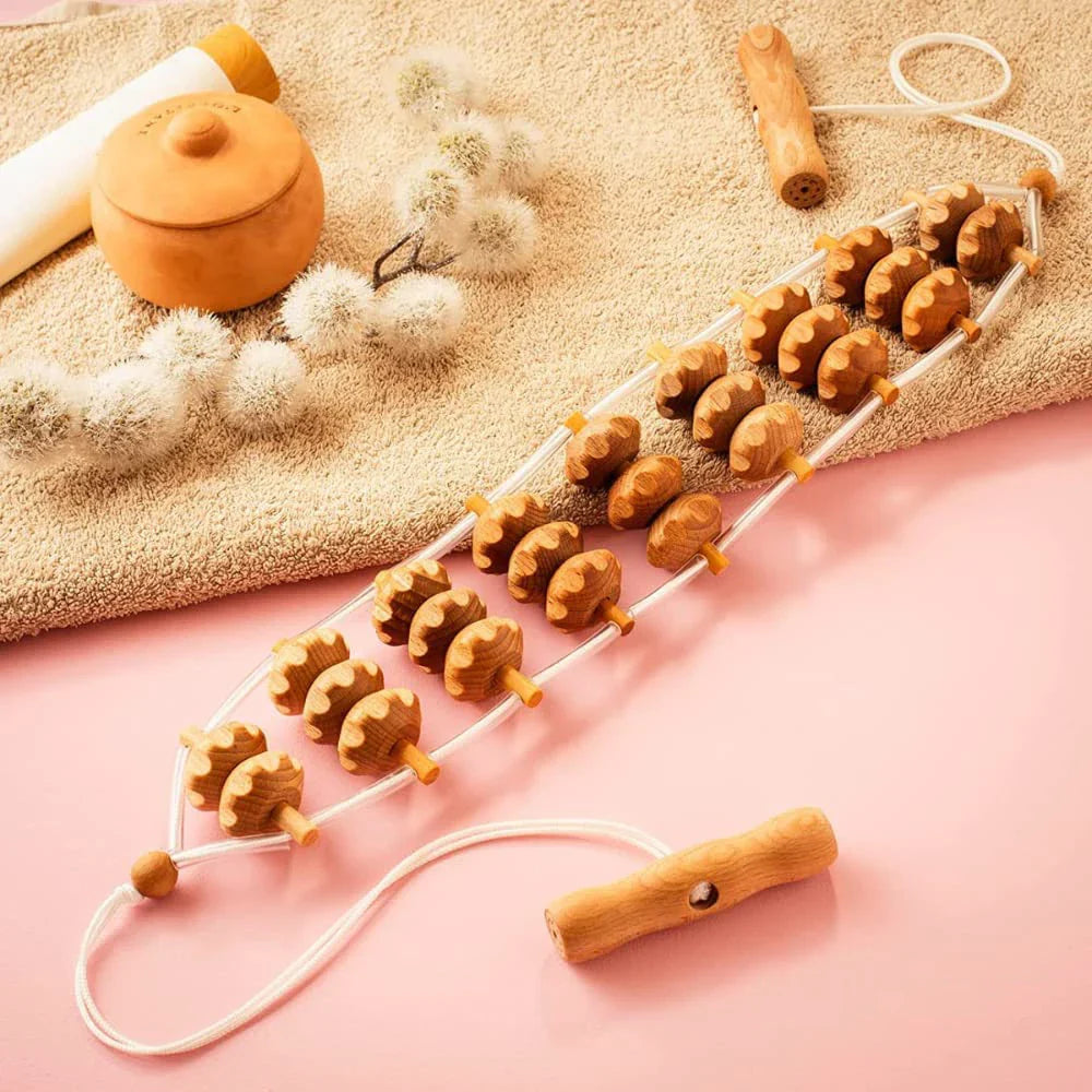 Rouleau de Massage en Bois