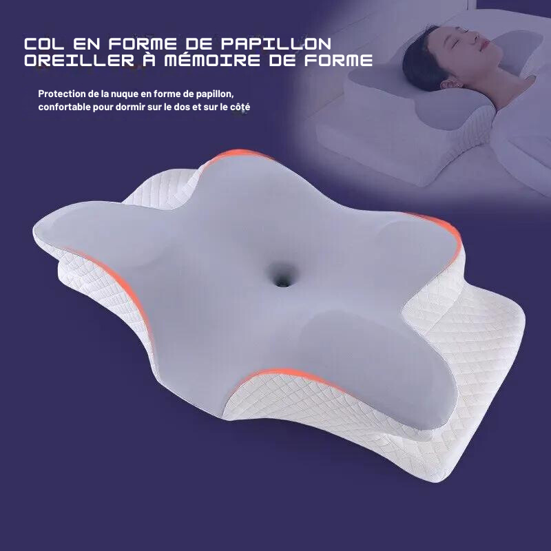 Oreiller Ergonomique à Mémoire de Forme