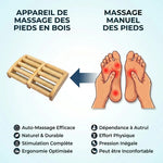 Appareil de Massage des Pieds en Bois - Relax Max
