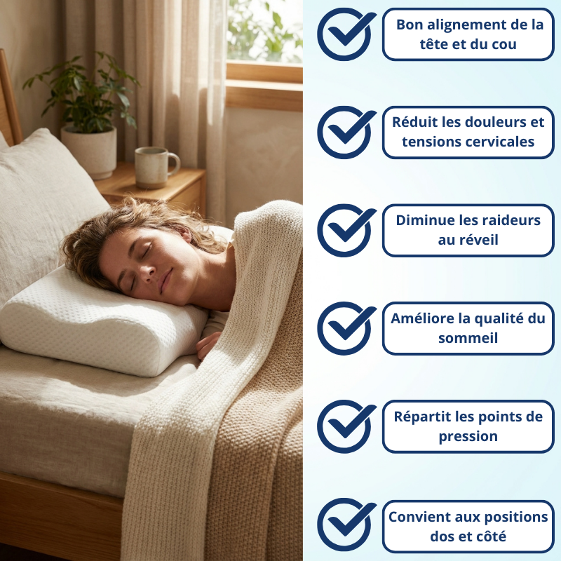 Oreiller Ergonomique Cervical