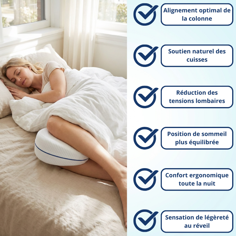 Coussin Entre Genoux pour Dormir
