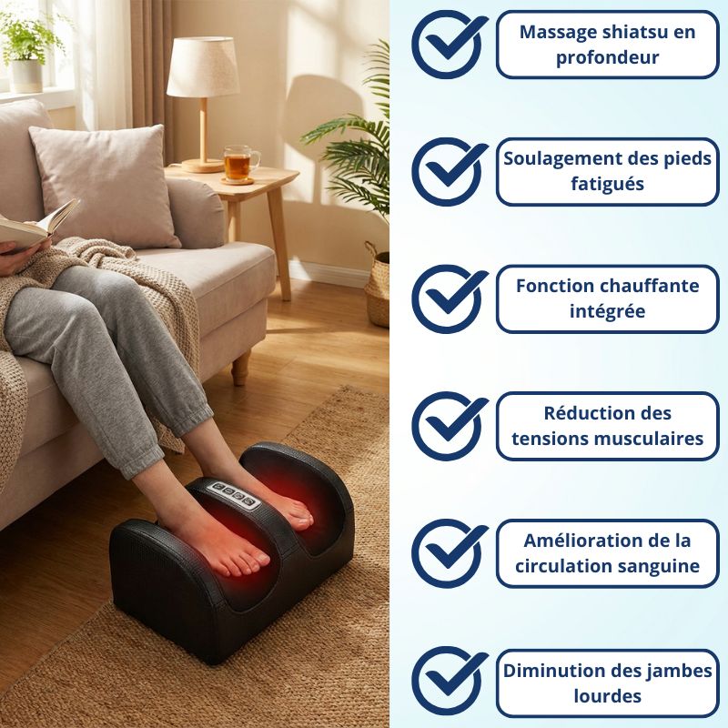 Appareil Massage des Pieds Shiatsu